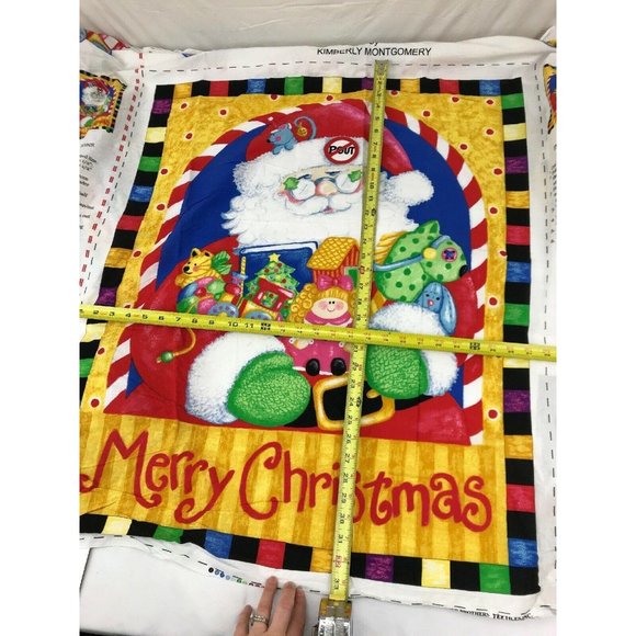 Santa Kimberly Montgomery fabric sewing panels - Picture 4 of 5